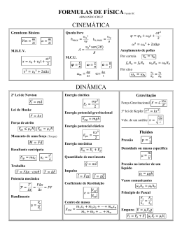 Formulas de física