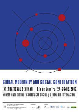 GLOBAL MODERNITY AND SOCIAL CONTESTATION