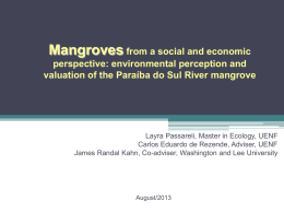 environmental perception and valuation of the Paraíba do Sul