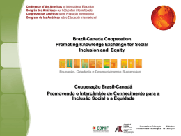 Brazil-Canada Cooperation Promoting Knowledge Exchange
