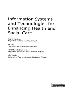 Information systems and technologies for enhancing health