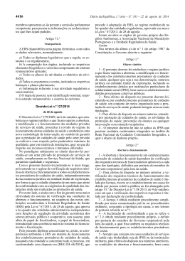 Decreto-Lei n.º 127/2014, de 22 de agosto
