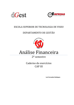 Análise Financeira - Luis Fernandes Rodrigues