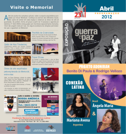 Mariana Avena Ângela Maria - Memorial da América Latina