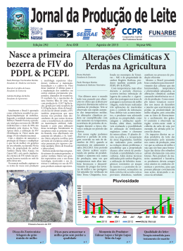 Jornal de Agosto 2013 - Programa de Desenvolvimento da Pecuária