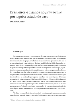 Brasileiros e ciganos no prime-time português: estudo de caso