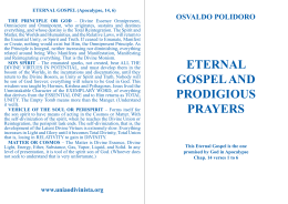 Eternal Gospel and Prodigious Prayers