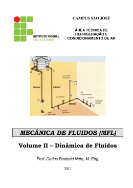 MECÂNICA DE FLUIDOS (MFL) - IF