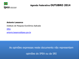 Agenda Federativa - Portal Federativo