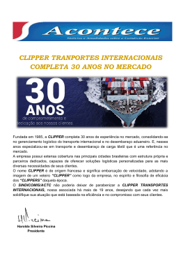 clipper tranportes internacionais completa 30 anos no mercado