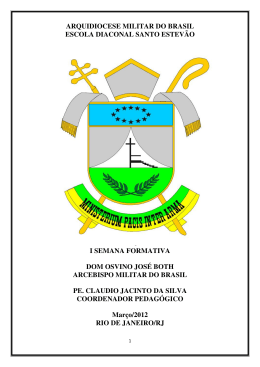 arquidiocese militar do brasil escola diaconal santo estevão