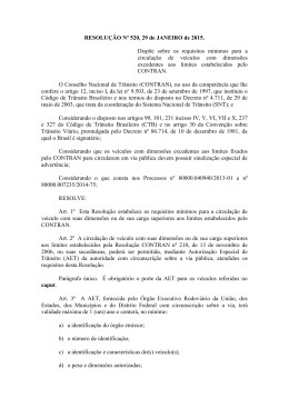 RESOLUÇÃO Nº 520, 29 de JANEIRO de 2015. Dispõe