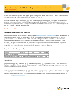 Symantec - Partner Guide Supplement