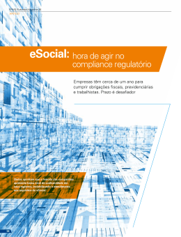 eSocial: hora de agir no compliance regulatório