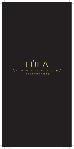 menu na íntegra - Lula Navegador