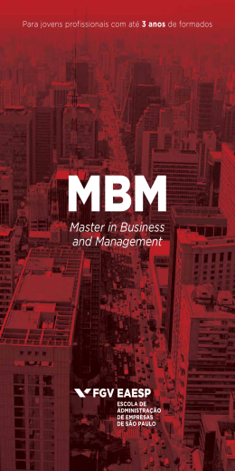 Master in Business and Management