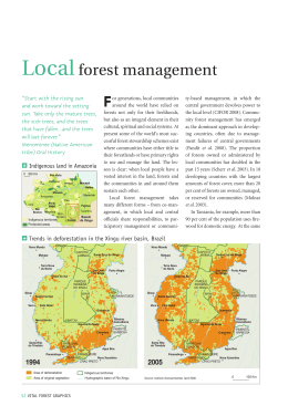 Local forest management