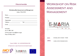 Workshop on Risk Assessment and Management