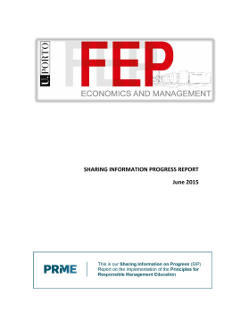 SIP Report - Principles for Responsible Management Education