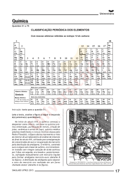 Prova de Química | II Simulado UFRGS 2015