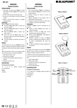 RC-S1 Quick Start Guide/User Manual