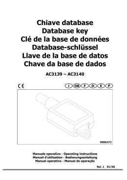 Chiave database Database key Clé de la base de données