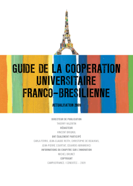 guide de la cooperation universitaire franco-bresilienne