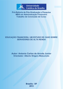 Antonio Carlos de Arruda Junior - Universidade Católica de Brasília
