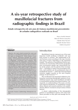 A six-year retrospective study of maxillofacial fractures from