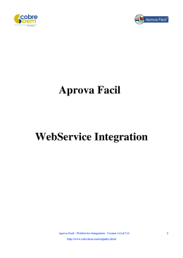 Aprova Facil WebService Integration