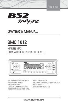 Manual-B52 Marine BMC