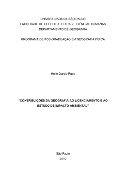 Mestrado Hélio Garcia Paes - Biblioteca Digital de Teses e