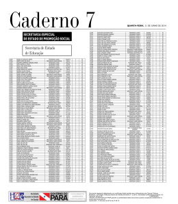CADERNO 7 1 QUARTA-FEIRA, 11 DE JUNHO DE 2014 Caderno 7