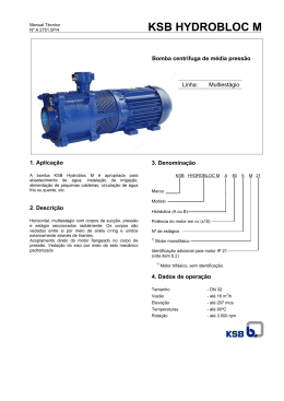 Catálogo KSB Hydrobloc