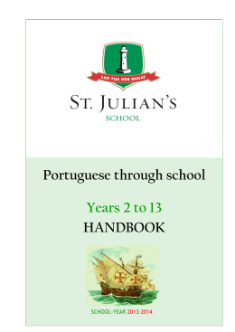Portuguese through school Years 2 to 13