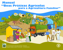 "Boas Práticas Agrícolas para a Agricultura Familiar".
