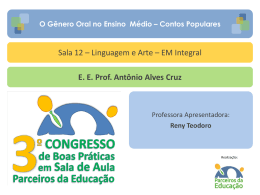 Sala 12 – Linguagem e Arte – EM Integral E. E. Prof. Antônio Alves