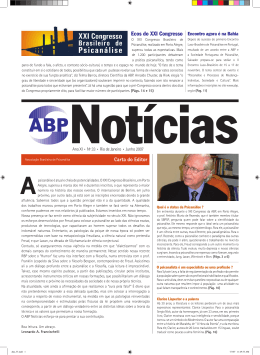 ABP Notícias 33 – Junho 2007