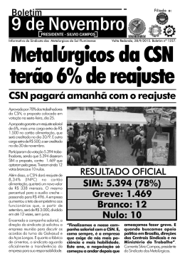 CSN - Sindicato dos Metalúrgicos de Volta Redonda
