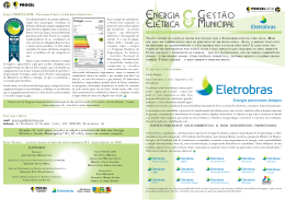 ENERGIA ELÉTRICA &GESTÃO MUNICIPAL