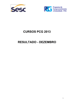 CURSOS PCG 2013 RESULTADO - DEZEMBRO