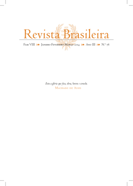 Revista Brasileira - Academia Brasileira de Letras