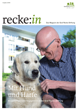 recke:in 2/2012 - Graf Recke Stiftung