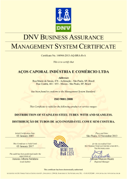 dnvbusiness assurance management system