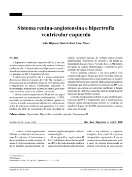 Sistema renina-angiotensina e hipertrofia ventricular esquerda