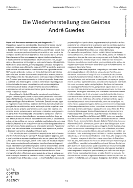 Die Wiederherstellung des Geistes André Guedes