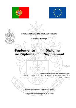 Suplemento ao Diploma