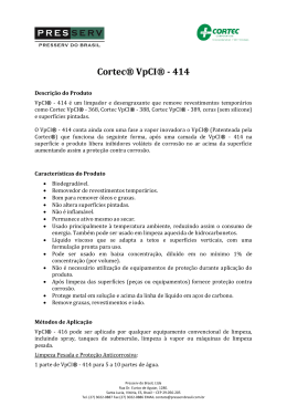 Cortec® VpCI® - 414 - Presserv do Brasil Ltda.