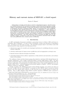 History and current status of SISNAV: a brief report