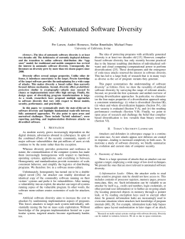SoK: Automated Software Diversity